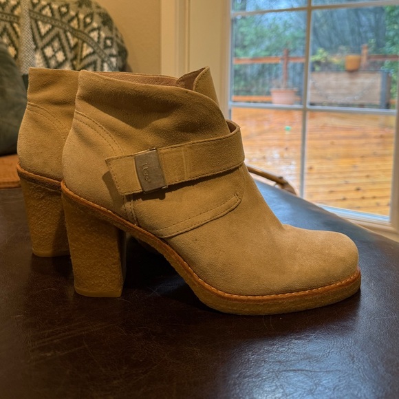 UGG Women's Brienne Heeled Ankle Boots - Size 8.5 - Picture 2 of 6